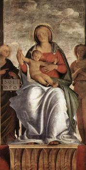 佈拉曼蒂諾 Madonna and Child with Two Angels